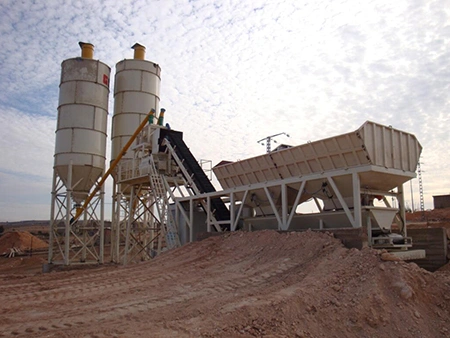 Mobile Concrete Batching Plant