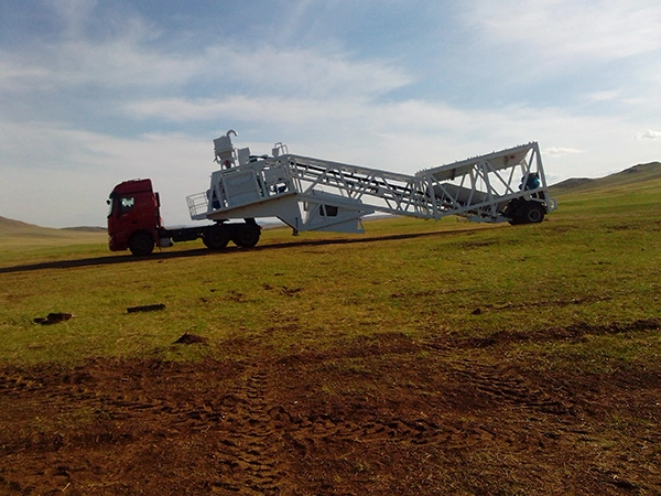 Mobile Concrete Batching Plant