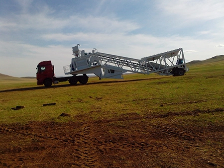 Mobile Concrete Batching Plant
