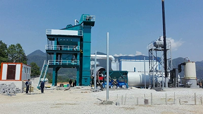 LB1000 asphalt mixing plant in Indonesia