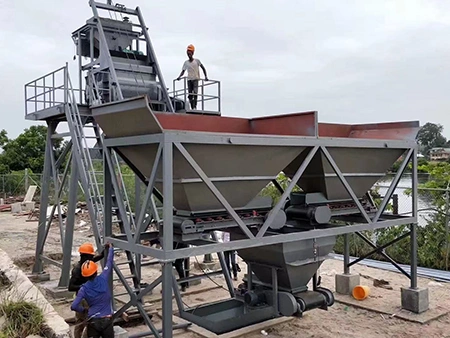 Stationary Concrete Batching Plant