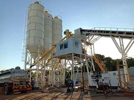 Stationary Concrete Batching Plant